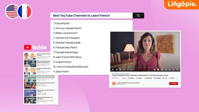 French channels learn